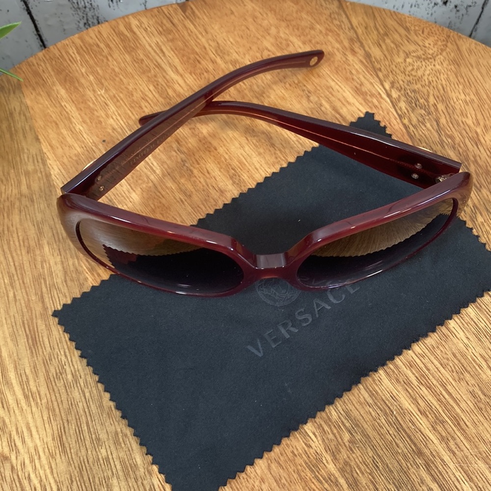 Versace Limited Edition 4224K Burgundy Sunglasses - Picture 9 of 11